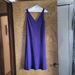 Elegant Purple Cocktail Dress